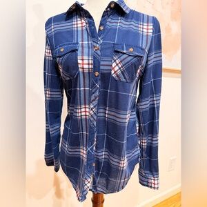 Passport Multicolor Plaid Shirt Medium